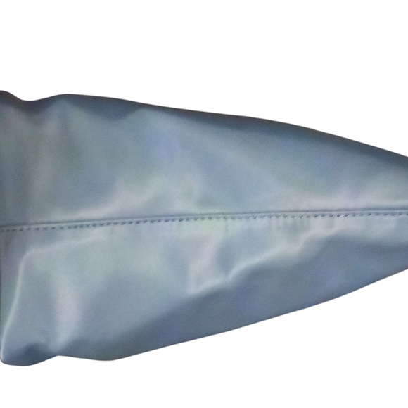 Kate Spade - NWOT, Smokey Blue Nylon Tote Bag, Zipper Closure, Zippered Pocket - Picture 8 of 12